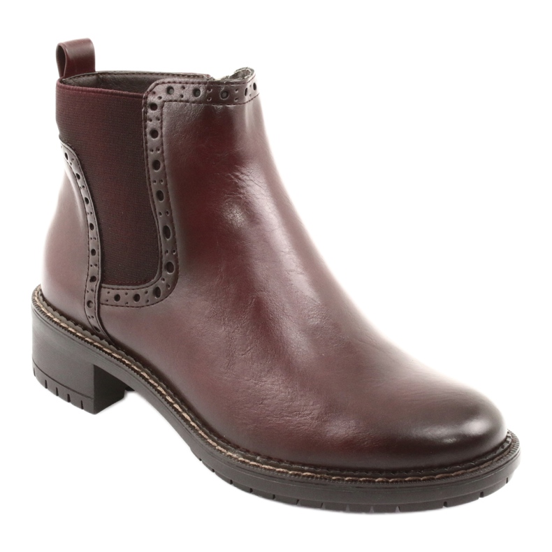 Botas Botas Jodhpur Filippo 957 bordô marrom 1