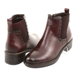 Botas Botas Jodhpur Filippo 957 bordô marrom 4