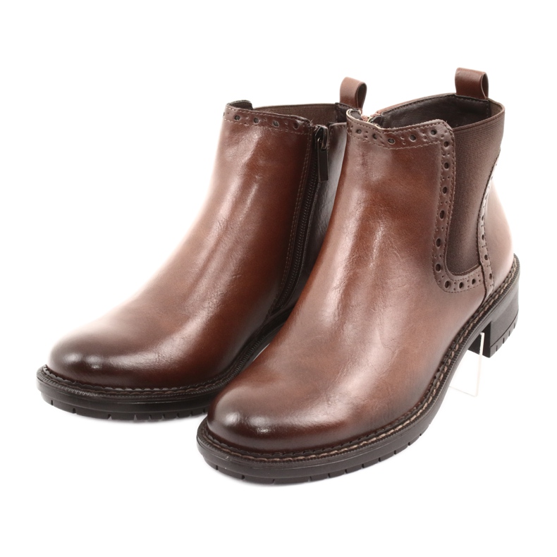 Botas marrons Jodhpur botas Filippo 957 castanho 3