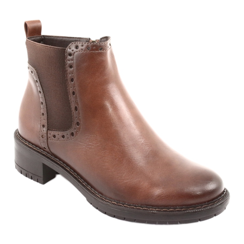 Botas marrons Jodhpur botas Filippo 957 castanho 1