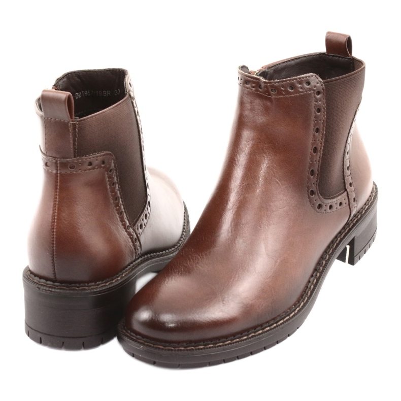 Botas marrons Jodhpur botas Filippo 957 marrom 4
