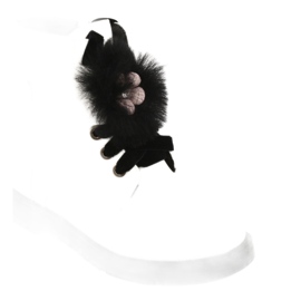 Botas envernizadas de latas Evento 1438 branco preto 1