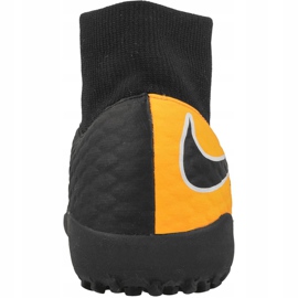 Chuteiras Nike HypervenomX Phelon Iii Df Tf Jr 917775-801 multicolorido amarelo 2