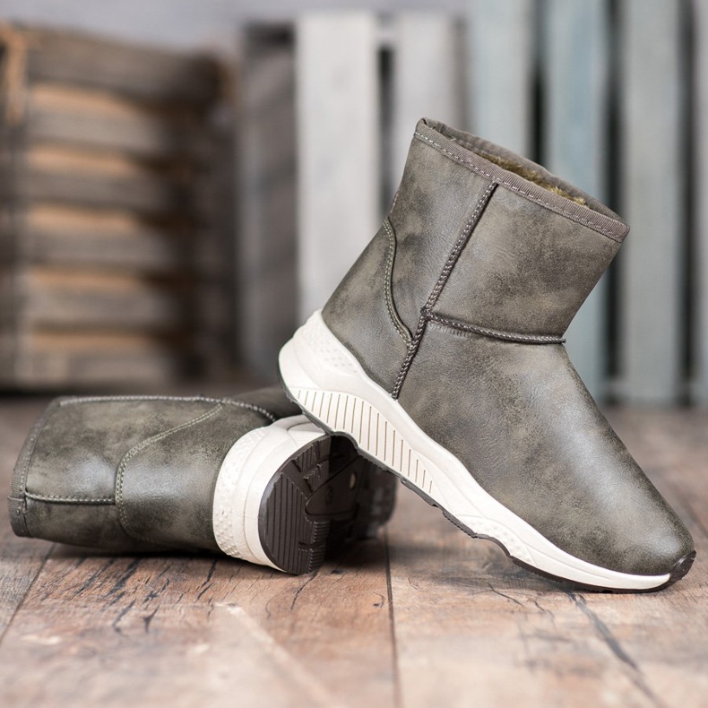 SHELOVET Botas de neve confortáveis multicolorido verde 2