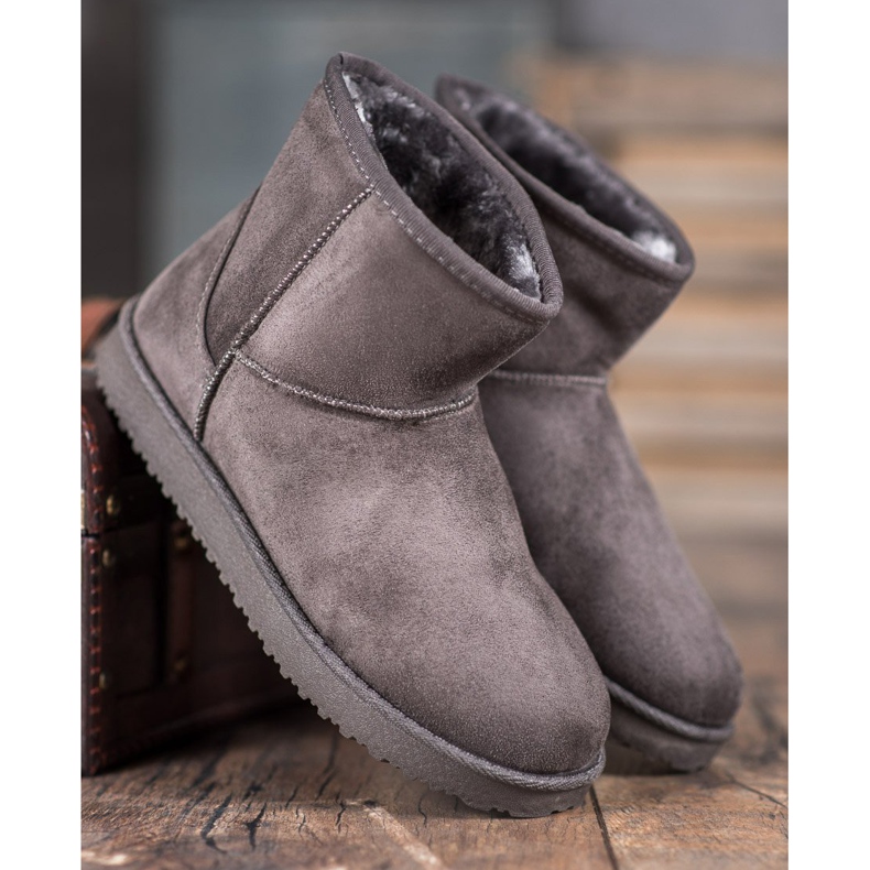 SHELOVET Gray Mukluki cinza 1