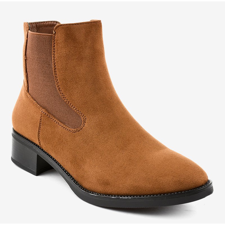 Botas rasas marrons para mulheres 1552 marrom 1