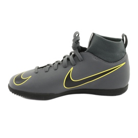Sapatos de interior Nike Mercurial Superfly X 6 Club Ic Jr AH7346-070 cinza 2