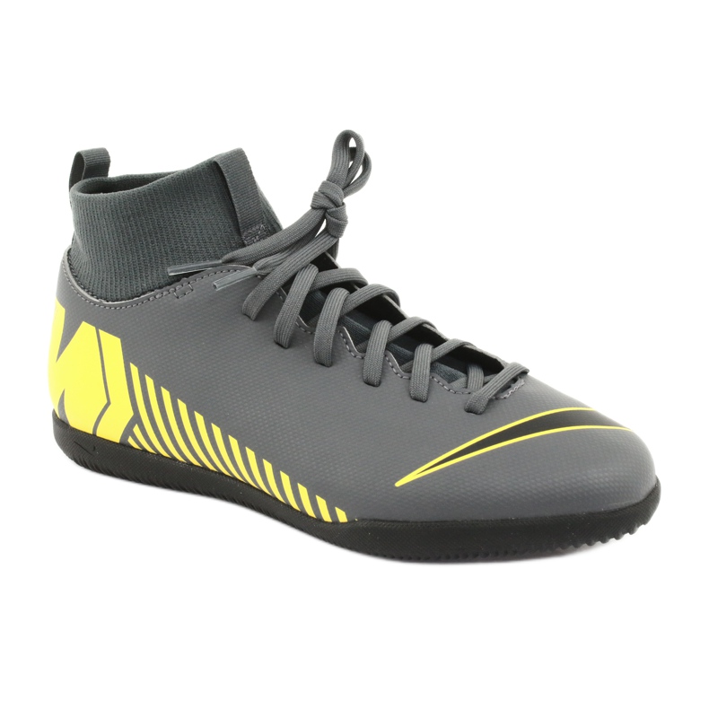 Sapatos de interior Nike Mercurial Superfly X 6 Club Ic Jr AH7346-070 cinza 1
