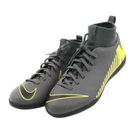 Sapatos de interior Nike Mercurial Superfly X 6 Club Ic Jr AH7346-070 cinza 3