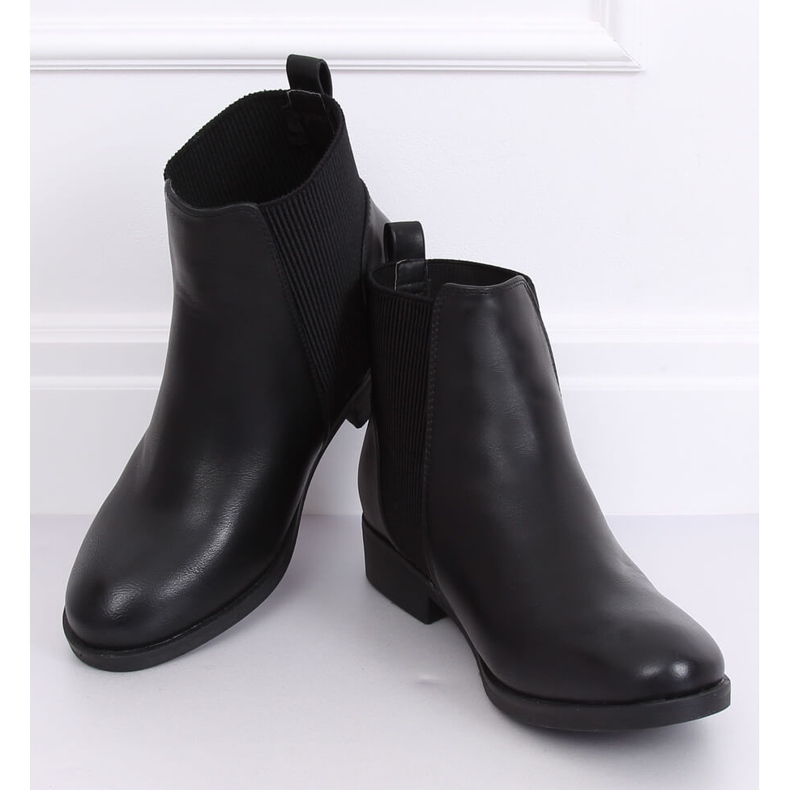 Botas pretas Chelsea para mulheres 3778 pretas preto 1