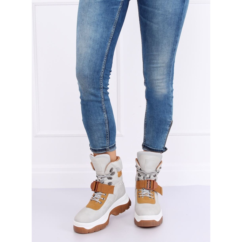 Sapatos cinza HE117P cinza 1