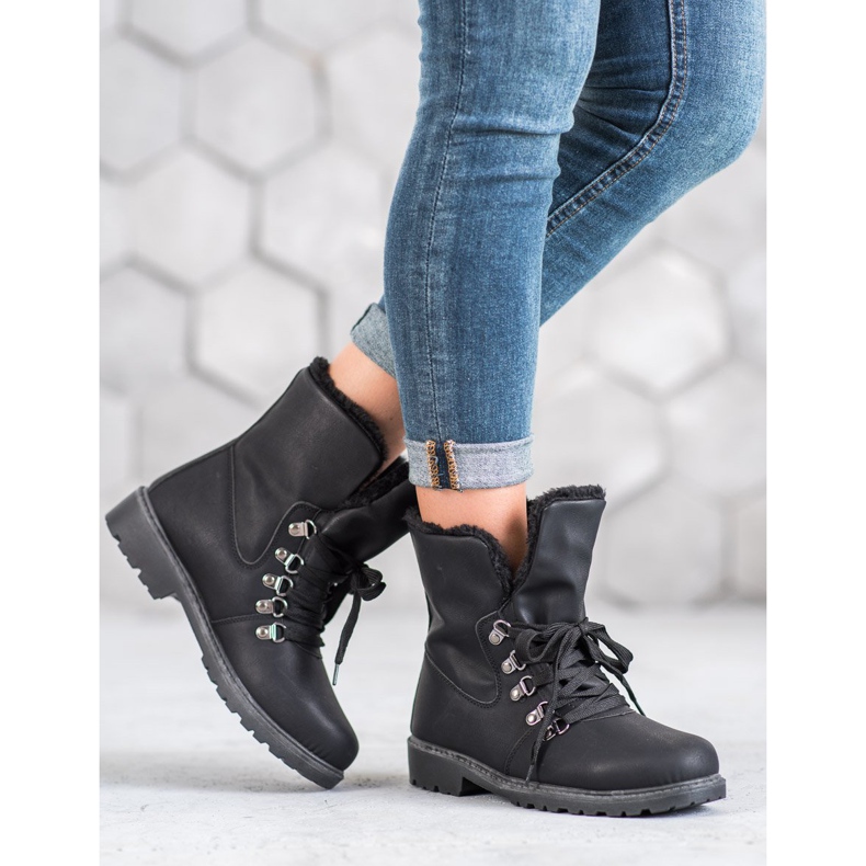 Super Me Botas quentes preto 1 Super Me Botas quentes preto 1