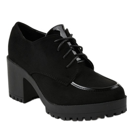 Botas pretas no post maciço HQ651 preto 1