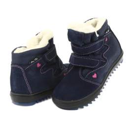Botas com membrana Ren But 3346 velcro azul marinho rosa 4 Botas com membrana Ren But 3346 velcro azul marinho rosa 4