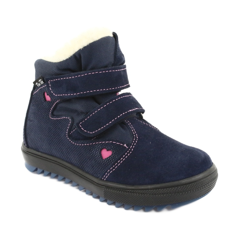 Botas com membrana Ren But 3346 velcro azul marinho rosa 1 Botas com membrana Ren But 3346 velcro azul marinho rosa 1