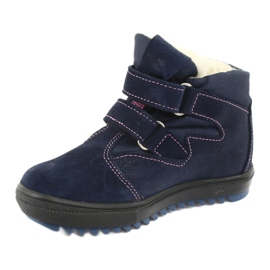 Ren But Botas com membrana velcro 1541 azul marinho rosa 2