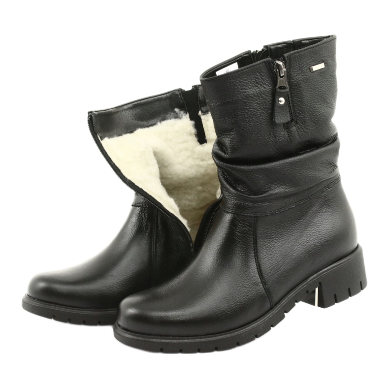 Gregors Botas de pêlo 793 pretas preto 5