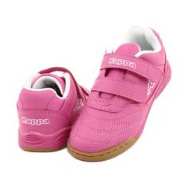 Sapatos Kappa Kickoff Oc Jr260695K 2210 branco rosa 3