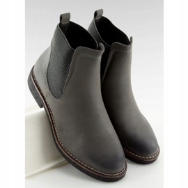 Botas cinza Chelsea para mulheres 6768-PA Cinza 2