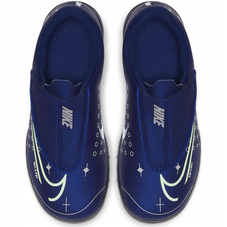 Chuteiras Nike Mercurial Vapor 13 Club Mds Tf Ps (V) Jr CJ1180-401 azul marinho azul marinho 1