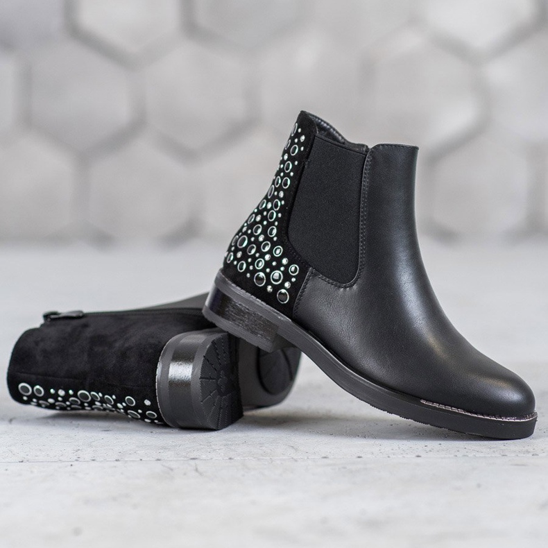 Filippo Botas femininas negras preto 1