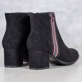 Filippo Botas Com Zíper Decorativo preto 1