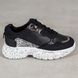 Mckeylor Tênis da moda preto 1