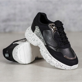 Mckeylor Tênis da moda preto 2