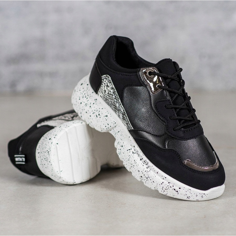 Mckeylor Tênis da moda preto 2