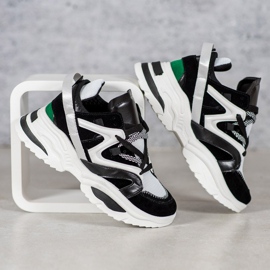 Tênis VICES da moda branco preto multicolorido 1