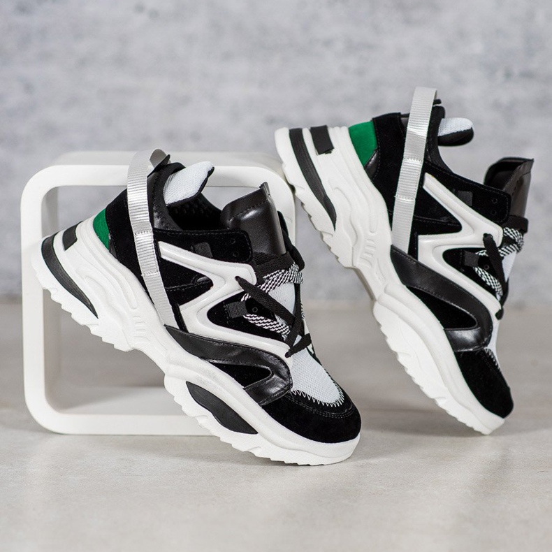 Tênis VICES da moda branco preto multicolorido 1