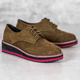 Vices Sapatos oliva multicolorido verde 1