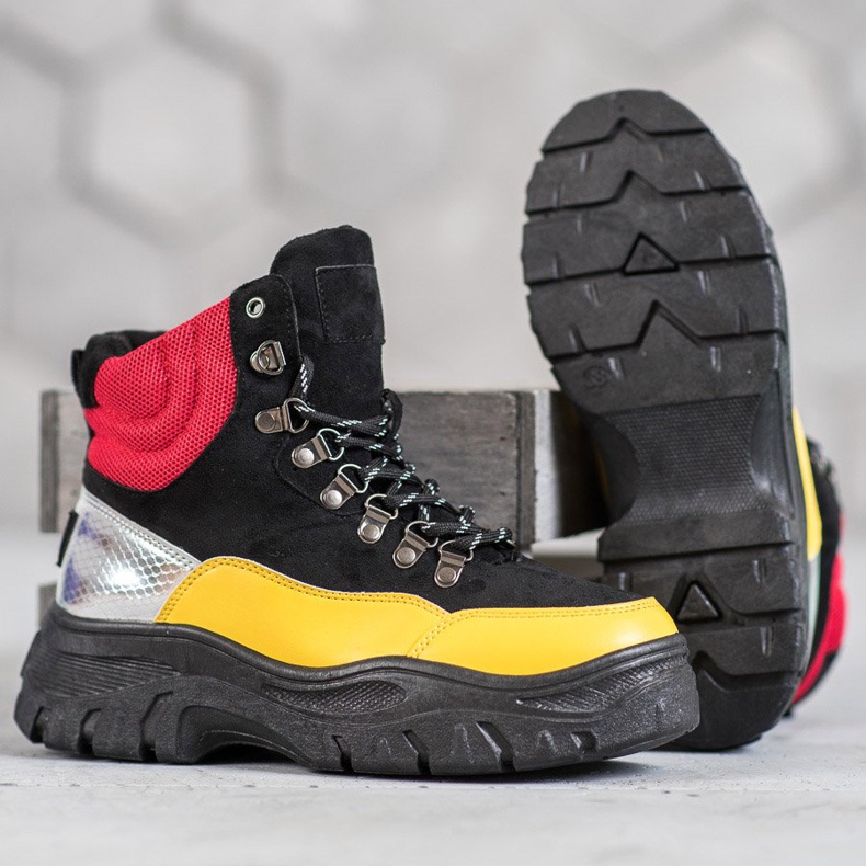 Botas VICES amarradas multicolorido 1 Botas VICES amarradas multicolorido 1