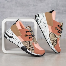 Tênis Snake Print VICES rosa 2