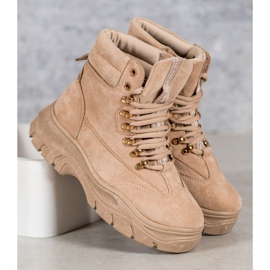 Botas na plataforma VICES marrom 1