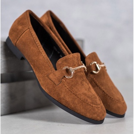 Mocassins de camurça VICES marrom 1
