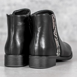 Filippo Botas elegantes com estampa de cobra preto 2 Filippo Botas elegantes com estampa de cobra preto 2