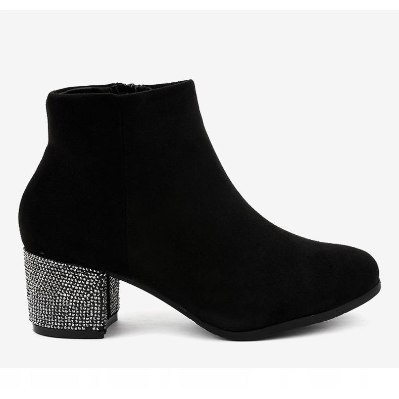 Botas pretas elegantes no poste WL-135 preto 2 Botas pretas elegantes no poste WL-135 preto 2