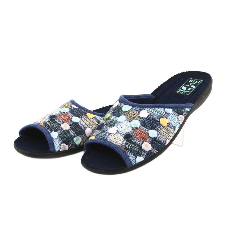 Bolas de chinelos 3D Adanex azul marinho azul-marinho multicolorido 3