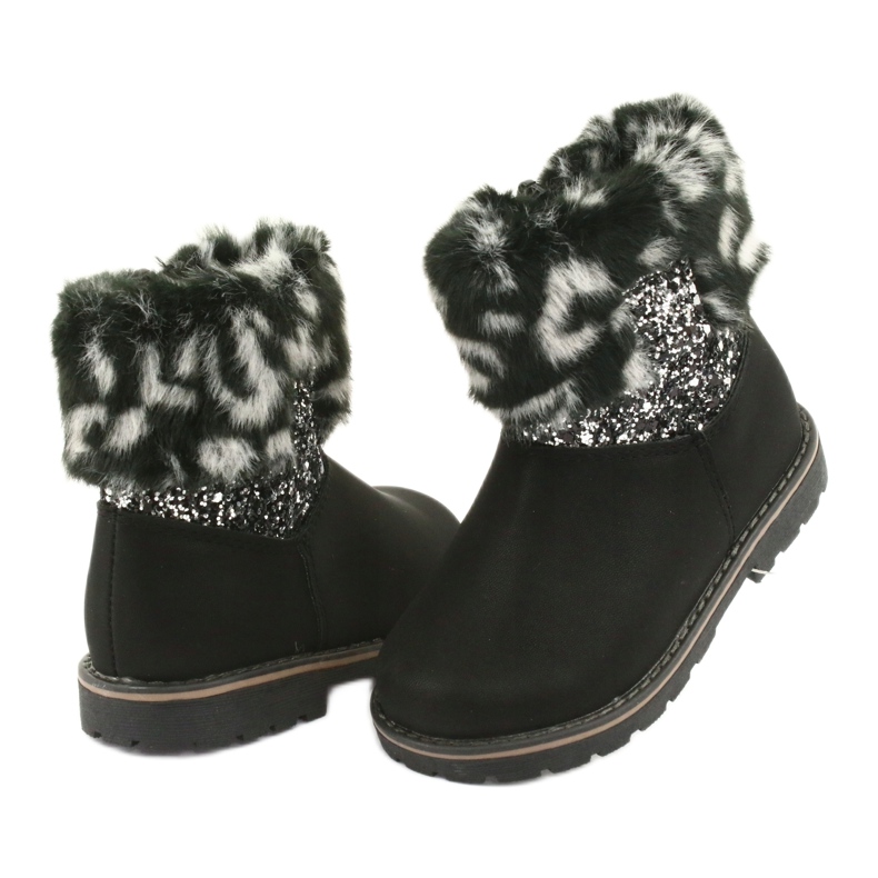 American Club Botas femininas pretas americanas GC45 preto cinza 3