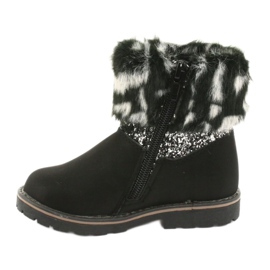 American Club Botas femininas pretas americanas GC45 preto cinza 2