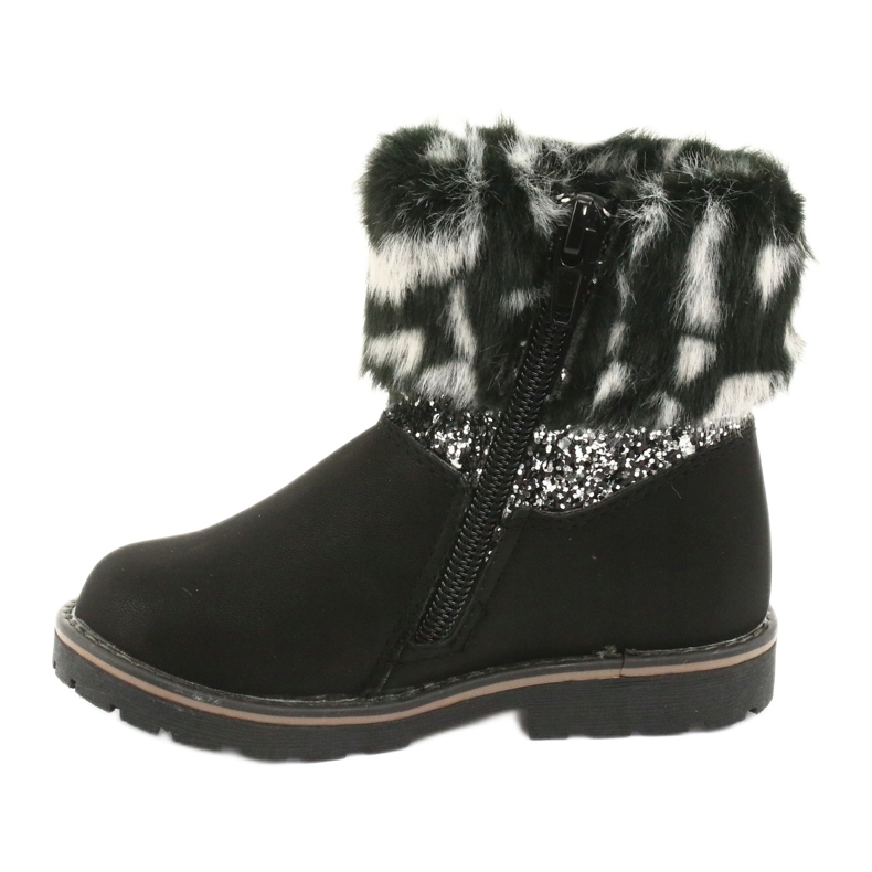 American Club Botas femininas pretas americanas GC45 preto cinza 2