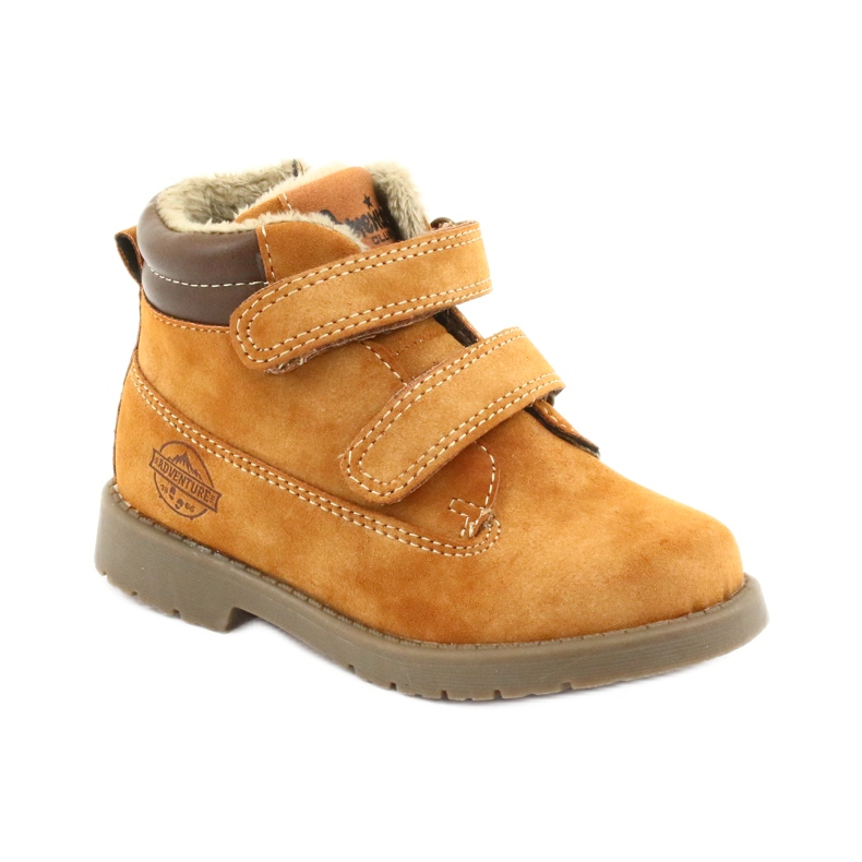 Botas de madeira com camelo Velcro American Club GC43 castanho 1 Botas de madeira com camelo Velcro American Club GC43 castanho 1