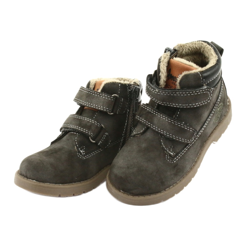 Botas Timberki com Velcro American Club GC43 cinza 3