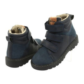 Botas Timberki com Velcro American Club GC40 azul marinho 4