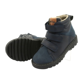 Botas Timberki com Velcro American Club GC40 azul marinho 5