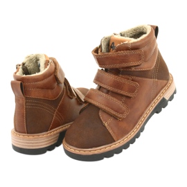 Botas Timberki com velcro American Club GC40 marrom 4