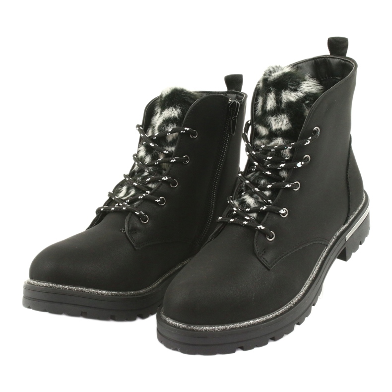 American Club Botas pretas botas gc33 preto 3