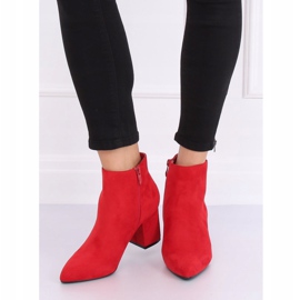 Botas vermelhas de salto alto Q1AX608-1 Vermelha vermelho 1