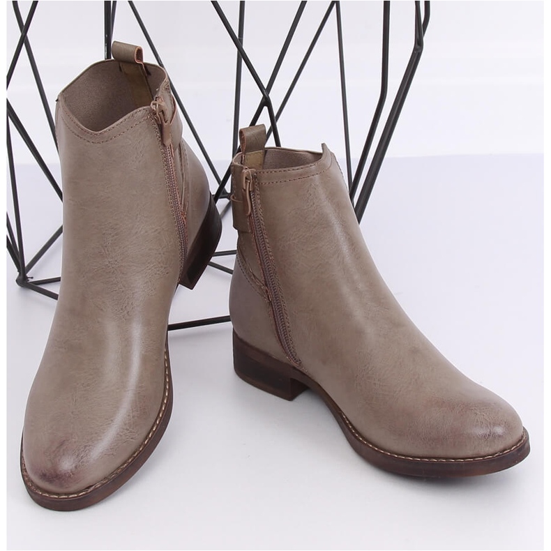 Botas Bege Jodhpur para mulheres 1304 Khaki cáqui 2